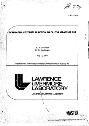 Evaluated neutron reaction data for uranium 238