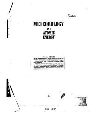 METEOROLOGY AND ATOMIC ENERGY