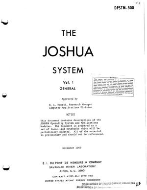 JOSHUA system. Vol. 1. General