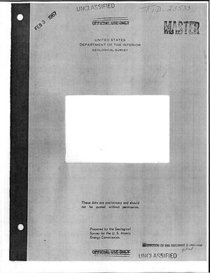 Primary view of object titled 'Final Investigations of Water-Well Complaints Related to Salmon Event in Tatum Salt Dome Area, Lamar County, Mississippi. Technical Letter: Dribble-46, Suppl. 1.'.