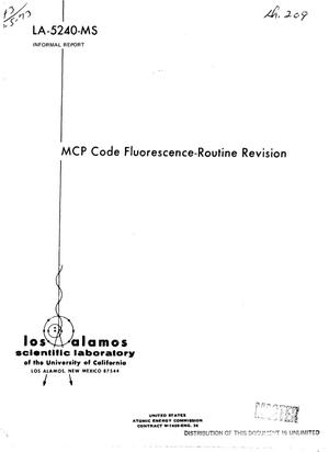 MCP code fluorescence-routine revision