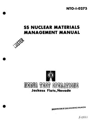 SS nuclear materials management manual