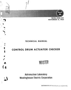 Control Drum Actuator Checker