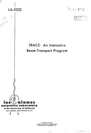 TRACE: an interactive beam-transport program