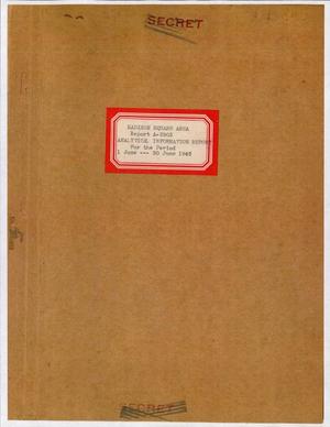 ANALYTICAL INFORMATION REPORT FOR THE PERIOD JUNE 1-30, 1945