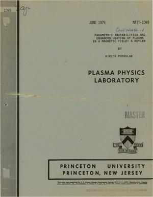 Parametric instabilities and enhanced heating of plasma in a magnetic field: a review
