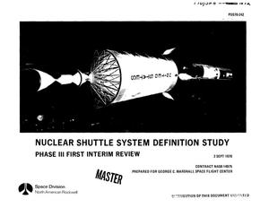 Nuclear shuttle system definition study. Phase II. First interim review