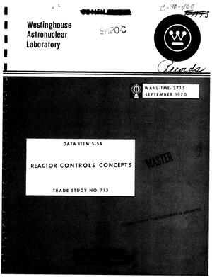Reactor controls concepts