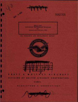 Advanced Materials Program for January and February 1963