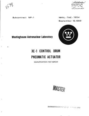 XE-1 control drum pneumatic actuator