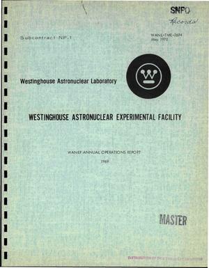 WANEF annual operations report, 1969