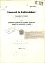 Report: Research in Radiobiology. Annual Report of Progress in the Internal I…