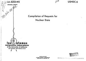 Compilation of requests for nuclear data