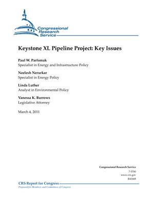 Keystone XL Pipeline Project: Key Issues