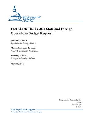 Fact Sheet: The FY2012 State and Foreign Operations Budget Request