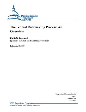 The Federal Rulemaking Process: An Overview