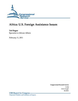 Africa: U.S. Foreign Assistance Issues