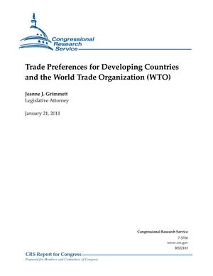 Trade Preferences for Developing Countries and the World Trade Organization (WTO)