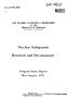 Report: NUCLEAR SAFEGUARDS RESEARCH AND DEVELOPMENT. Program Status Report, M…