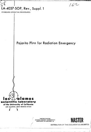 Pajarito plan for radiation emergency