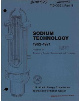 SODIUM TECHNOLOGY, 1962--1971.