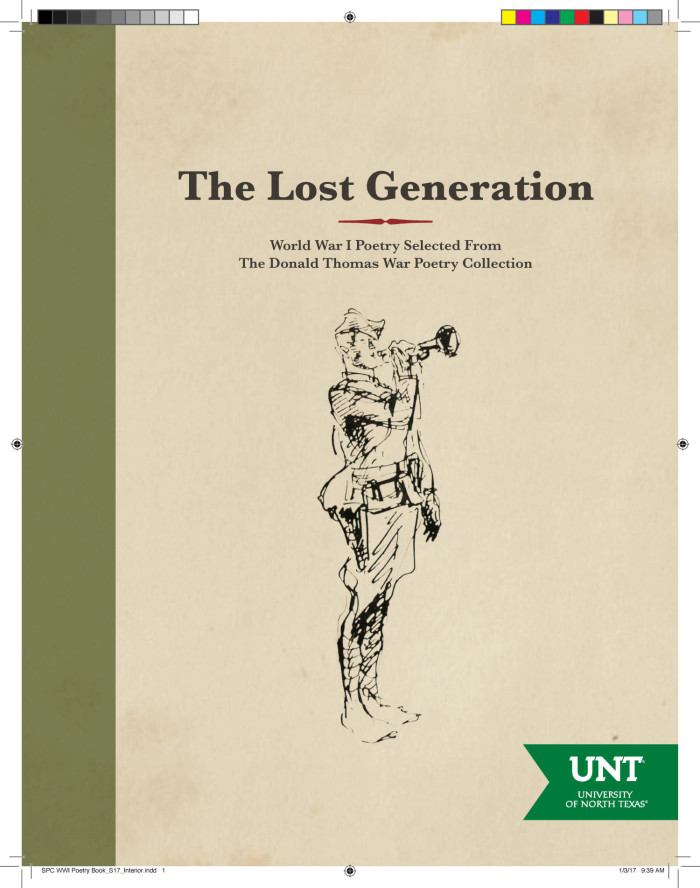 enkemand malt Busk The lost generation: World War I poetry selected from the Donald Thomas War  Poetry Collection - UNT Digital Library