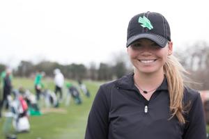 [UNT Golf Student Smiling for Photo]