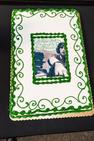 [UNT's 125 Anniversary Book Launch Cake]