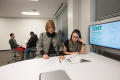 Photograph: [Michelle Redmond and student at UNT's New College.