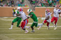 Primary view of [North Texas Football player defends teammate]