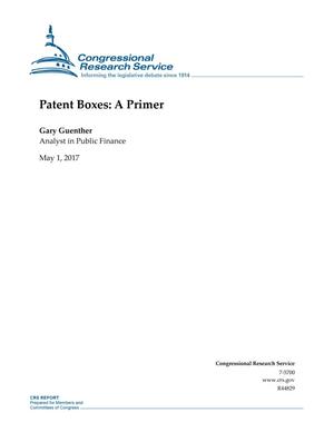 Patent Boxes: A Primer