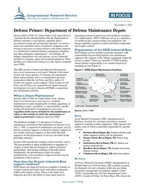 Defense Primer: Department of Defense Maintenance Depots