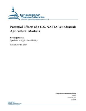 Potential Effects of a U.S. NAFTA Withdrawal: Agricultural Markets