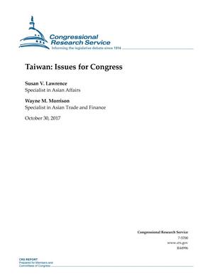 Primary view of object titled 'Taiwan: Issues for Congress'.