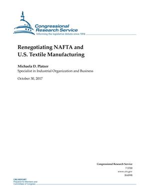 Renegotiating NAFTA and U.S. Textile Manufacturing