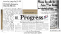 Primary view of Community Newspaper Preservation: One page at a time