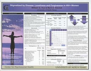 Stigmatized by Disease: Loneliness and Forgiveness in HIV+ Women