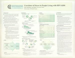 Primary view of object titled 'Correlates of Stress in people Living with HIV / AIDS'.