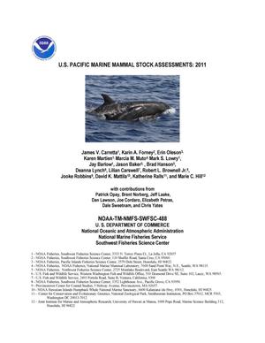 Primary view of object titled 'U.S. Pacific Marine Mammal Stock Assessments: 2011'.