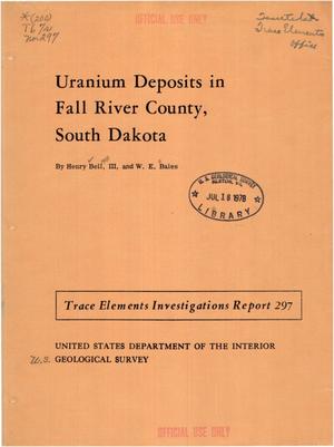 Uranium Deposits in Fall River County, South Dakota