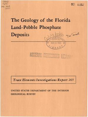 The Geology of the Florida Land-Pebble Phosphate Deposits