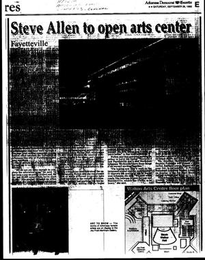 Steve Allen to open arts center, September 26, 1992