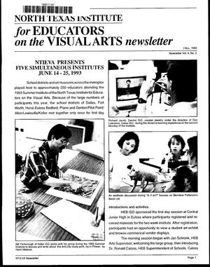 North Texas Institute for Educators on the Visual Arts newsletter, Fall 1993