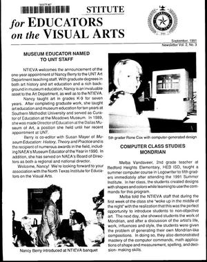 North Texas Institute for Educators on the Visual Arts newsletter, September 1991