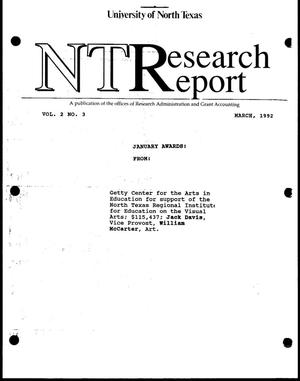 [NT Research Report, March 1992]