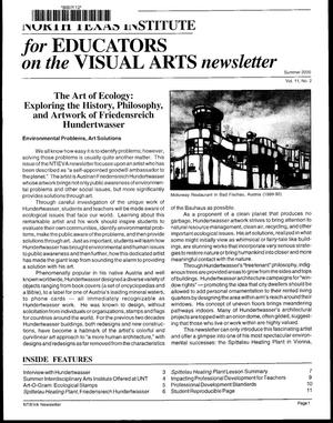 North Texas Institute for Educators on the Visual Arts newsletter, Summer 2000