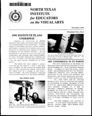 North Texas Institute for Educators on the Visual Arts newsletter, November 1990