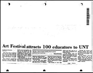 Art Festival attracts 100 educators to UNT