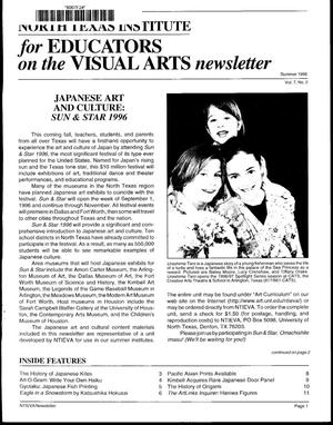 North Texas Institute for Educators on the Visual Arts newsletter, Summer 1996