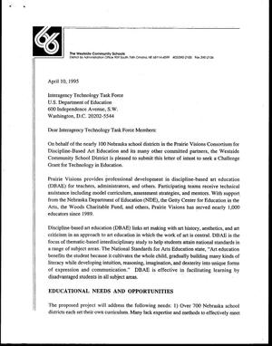 [Letter from Kenneth M. Bird to Interagency Technology Task Force Members, April 10, 1995]